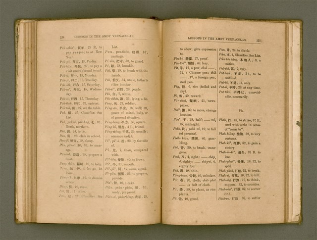 主要名稱：LESSONS IN THE AMOY VERNACULAR/其他-其他名稱：學習廈門白話圖檔，第121張，共147張