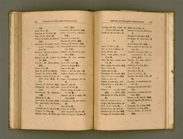 主要名稱：LESSONS IN THE AMOY VERNACULAR/其他-其他名稱：學習廈門白話圖檔，第130張，共147張