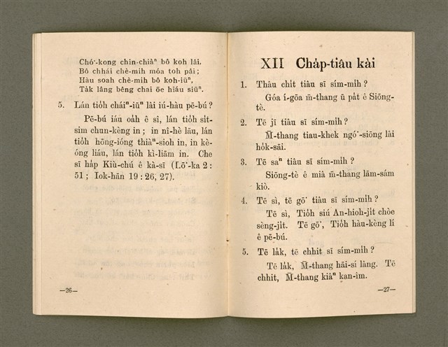 主要名稱：CHIN-TŌ BŪN-TAP/其他-其他名稱：真道問答圖檔，第17張，共24張