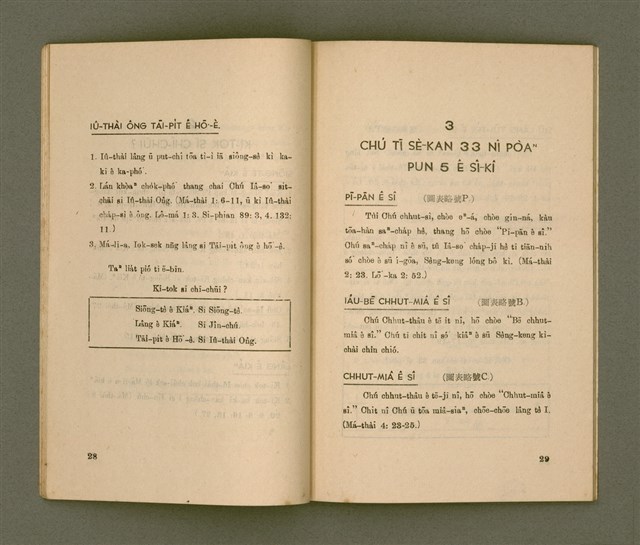 主要名稱：SÙ HOK-IM TOĀN Ê GIÁN-KIÙ/其他-其他名稱：四福音傳ê研究圖檔，第19張，共48張