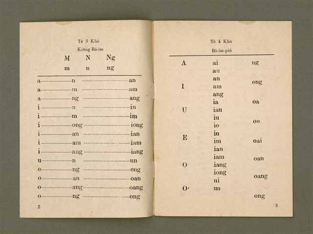 主要名稱：白話字簡明課本/其他-其他名稱：Pe̍h-ōe-jī Kán-bêng Khò-pún圖檔，第7張，共21張