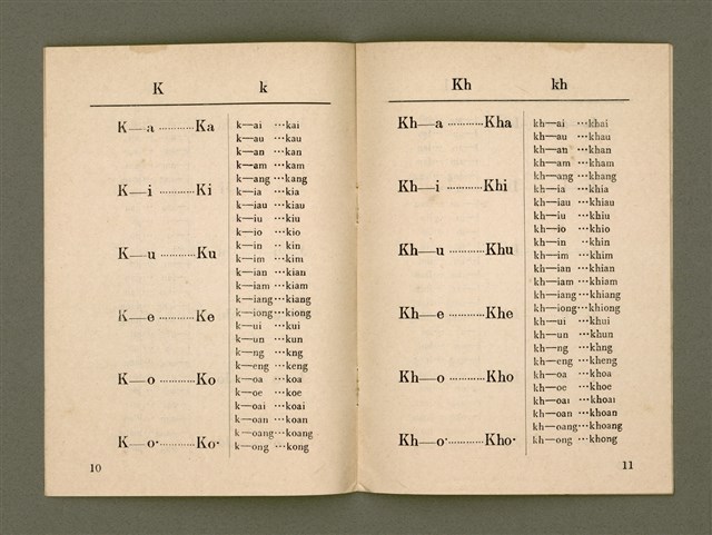 主要名稱：白話字簡明課本/其他-其他名稱：Pe̍h-ōe-jī Kán-bêng Khò-pún圖檔，第11張，共21張