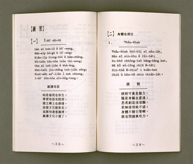 主要名稱：母語字音課本/其他-其他名稱：Bó-gí Jī-im Khò-pún圖檔，第22張，共35張