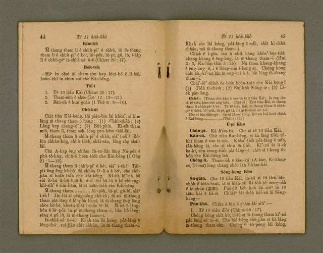 主要名稱：Chú-ji̍t O̍h Kàu-oân Khò-pún/其他-其他名稱：主日學教員課本圖檔，第21張，共27張