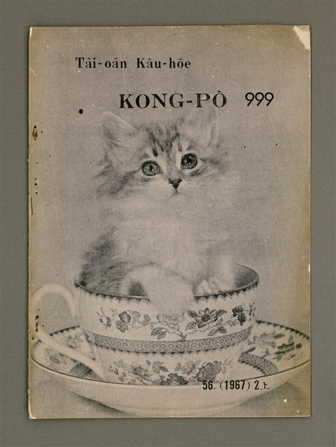 期刊名稱：TÂI-OÂN KÀU-HŌE KONG-PÒ 999 Hō/其他-其他名稱：台灣教會公報 999號圖檔，第2張，共12張