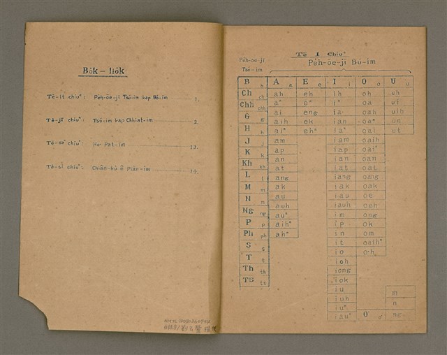 主要名稱：Pe̍h-ōe-jī ê Tho̍k-pún (siōng)/其他-其他名稱：白話字ê讀本 (上)圖檔，第3張，共11張
