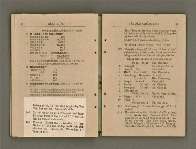 主要名稱：Tâi-oân Ki-tok Tiúⁿ-ló Kàu-hōe Tē 8 Kài Chóng-hōe Gī-sū-lio̍k/其他-其他名稱：台灣基督長老教會 第8屆總會議事錄圖檔，第50張，共87張