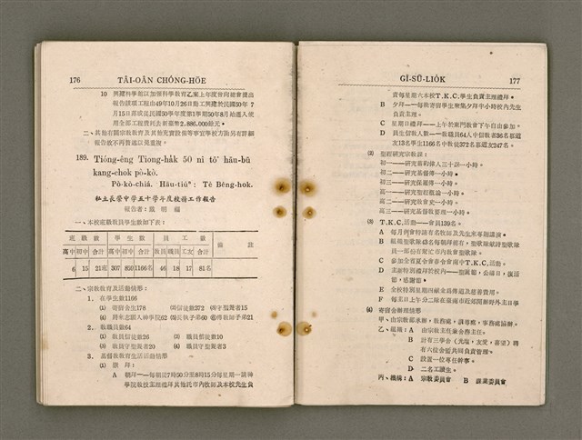 主要名稱：Tâi-oân Ki-tok Tiúⁿ-ló Kàu-hōe Tē 9 Kài Chóng-hōe Gī-sū-lio̍k/其他-其他名稱：台灣基督長老教會 第9屆總會議事錄圖檔，第94張，共110張