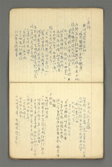 主要名稱：琦君筆記：文學史圖檔，第8張，共54張