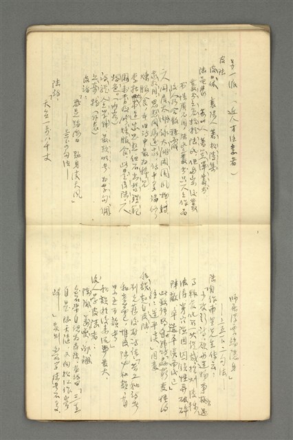 主要名稱：琦君筆記：文學史圖檔，第25張，共54張