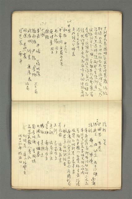 主要名稱：琦君筆記：文學史圖檔，第28張，共54張