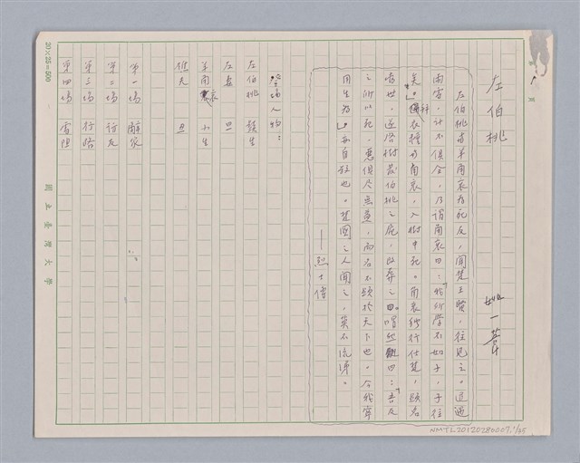 主要名稱：左伯桃圖檔，第2張，共36張
