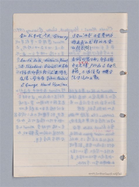主要名稱：藝術批評教材筆記本2圖檔，第265張，共295張