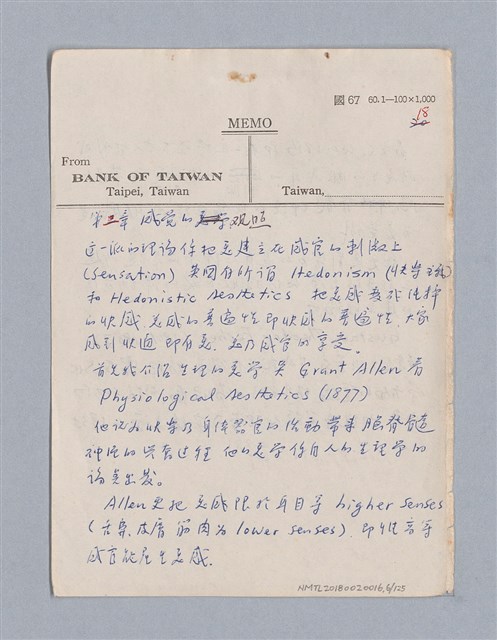 主要名稱：第二編美感經驗論/劃一題名：美學教材圖檔，第6張，共125張