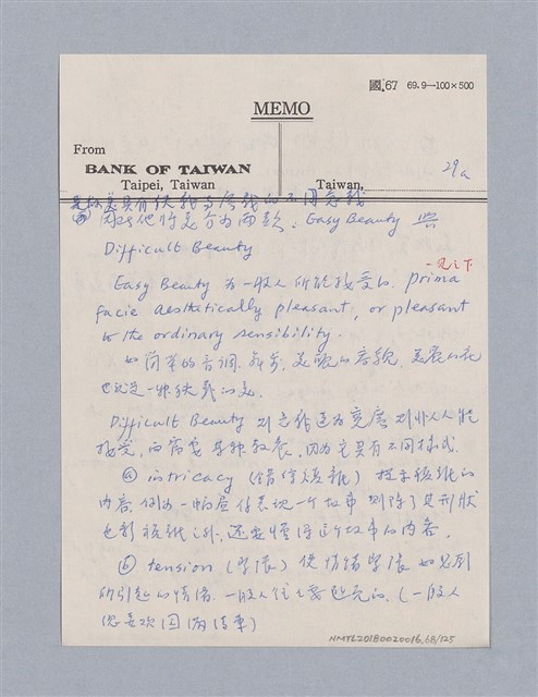 主要名稱：第二編美感經驗論/劃一題名：美學教材圖檔，第68張，共125張
