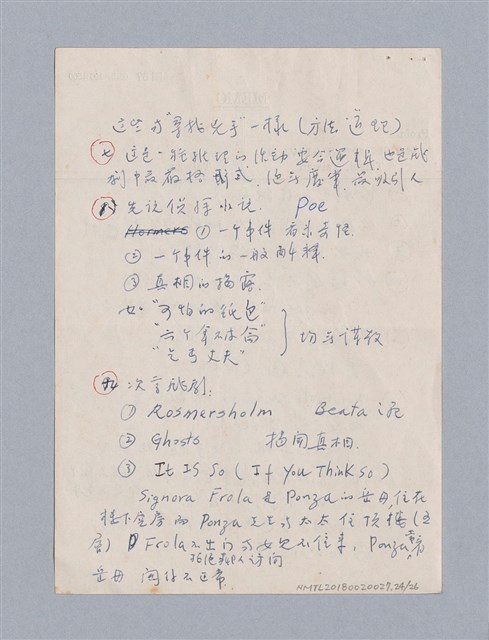 主要名稱：戲劇創作研習教材圖檔，第24張，共26張