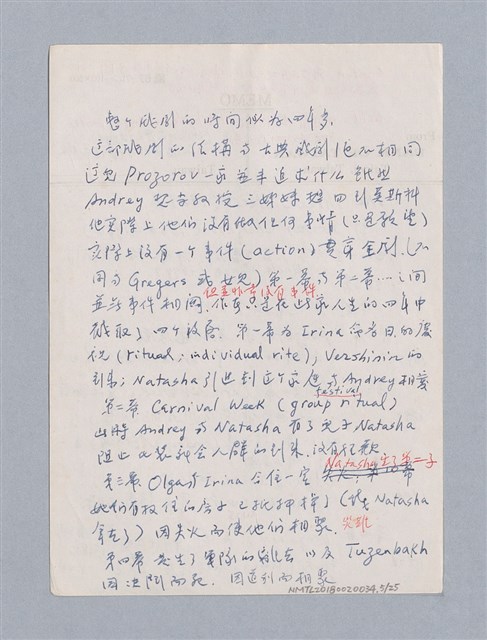 主要名稱：The Three Sisters（1901）/劃一題名：名劇分析圖檔，第5張，共25張
