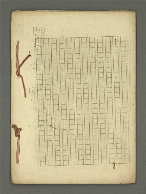 主要名稱：〈明嘉靖刊荔鏡記戲文分類詞彙〉手稿 一、單位名稱（輔名詞、量詞）圖檔，第20張，共22張