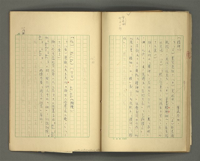 主要名稱：〈明嘉靖刊荔鏡記戲文分類詞彙〉手稿－六、形容詞、狀詞圖檔，第37張，共56張