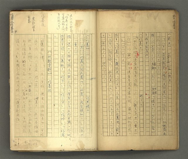 主要名稱：〈明嘉靖刊荔鏡記戲文分類詞彙〉手稿－七、副詞篇圖檔，第12張，共97張