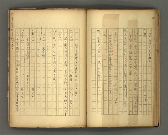 主要名稱：〈明嘉靖刊荔鏡記戲文分類詞彙〉手稿－七、副詞篇圖檔，第27張，共97張