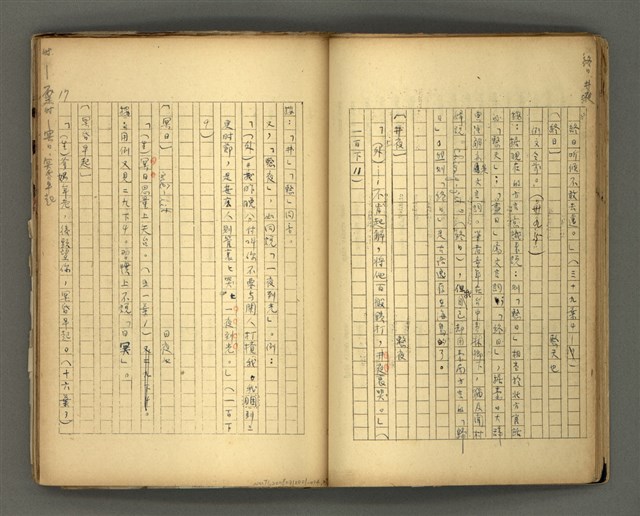 主要名稱：〈明嘉靖刊荔鏡記戲文分類詞彙〉手稿－七、副詞篇圖檔，第28張，共97張