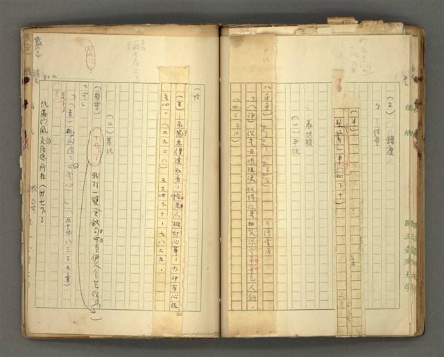 主要名稱：〈明嘉靖刊荔鏡記戲文分類詞彙〉手稿－七、副詞篇圖檔，第60張，共97張