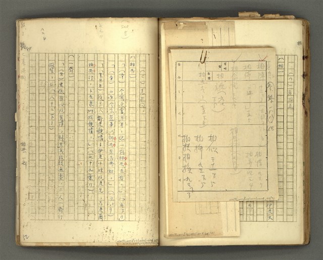 主要名稱：〈明嘉靖刊荔鏡記戲文分類詞彙〉手稿－七、副詞篇圖檔，第64張，共97張