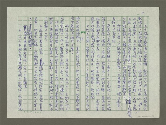 主要名稱：張大千傳：（三）將軍斷手圖檔，第5張，共14張