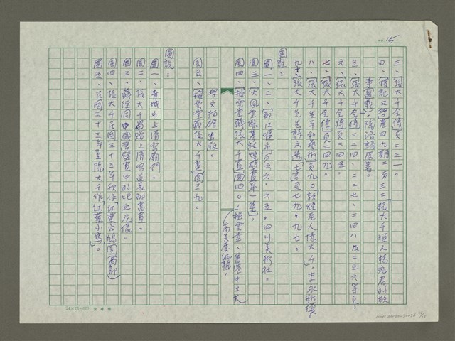 主要名稱：張大千傳：（七）青城山居圖檔，第15張，共15張