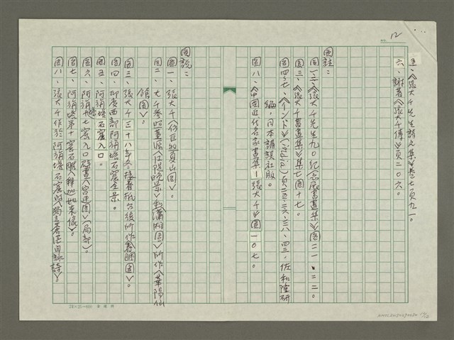 主要名稱：張大千傳：（三一）浪跡天涯圖檔，第12張，共12張