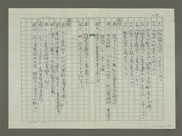 主要名稱：張大千傳：（四二）潑墨巨荷圖圖檔，第14張，共14張