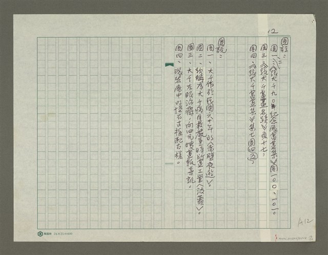 主要名稱：張大千傳：(五五) 四十年回顧展圖檔，第12張，共12張