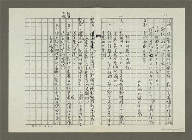 主要名稱：郭柏川傳：（十六）畫家與模特兒 （影本）圖檔，第11張，共11張