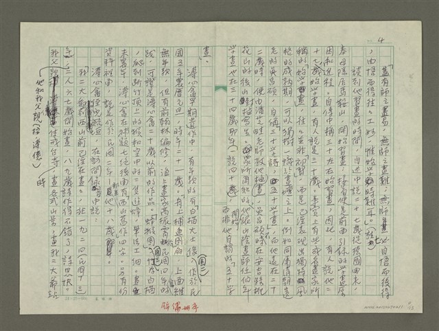 主要名稱：溥心畬傳：（五）詩與畫圖檔，第4張，共13張