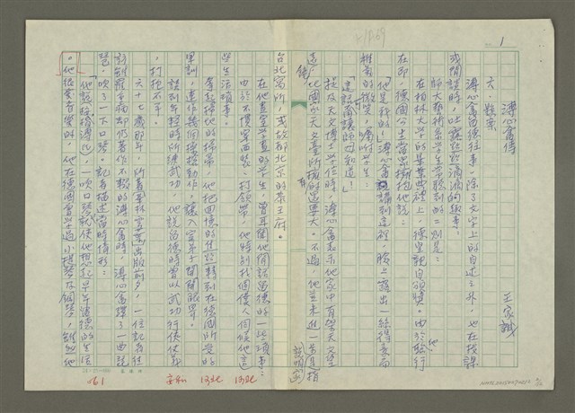 主要名稱：溥心畬傳：（六） 懸案圖檔，第2張，共12張