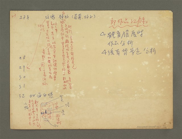 主要名稱：《郭柏川傳》筆記、資料—郭作品紀錄圖檔，第1張，共12張