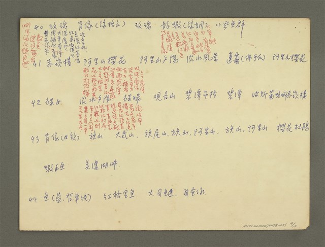 主要名稱：《郭柏川傳》筆記、資料—郭作品紀錄圖檔，第4張，共12張