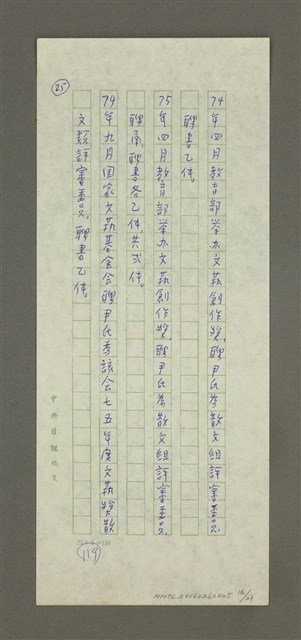 主要名稱：無題名：53年十二月聯合報社長……圖檔，第16張，共21張