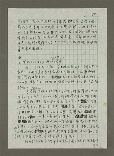 主要名稱：珍惜飲食的故事：七則關於食物的個人、家庭、家族、社會、國族記憶圖檔，第5張，共13張