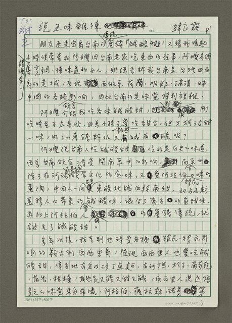 主要名稱：說五味雜陳圖檔，第1張，共3張