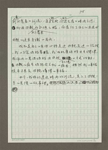 主要名稱：時間的河流與母親光陰的故事圖檔，第8張，共8張