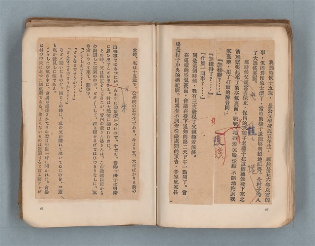 主要名稱：送報伕（楊逵裝幀書，日中對照版）圖檔，第35張，共81張