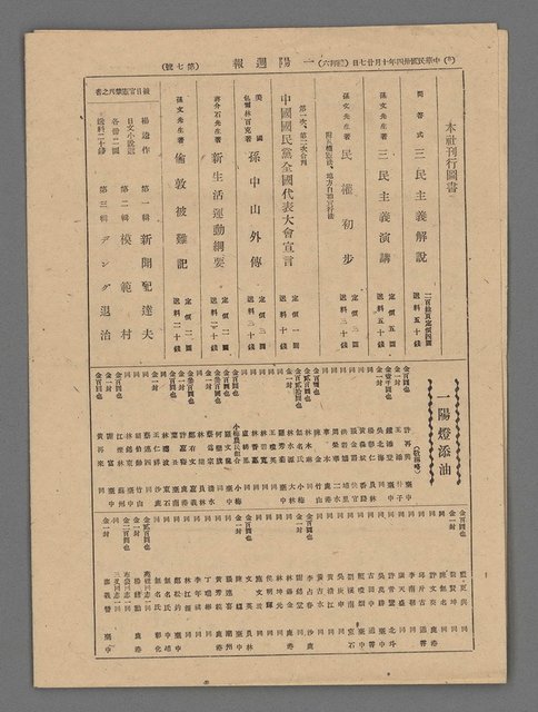 期刊名稱：一陽週報7號圖檔，第9張，共10張