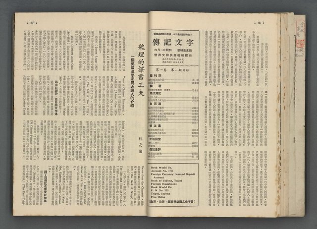 主要名稱：文星 55-60期合訂本圖檔，第63張，共173張