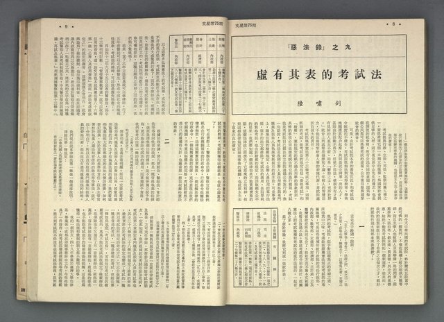 期刊名稱：文星合訂本（總號53、70-72、74-75）圖檔，第47張，共86張