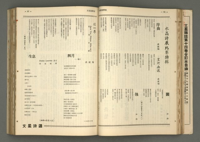 主要名稱：文星 79-84期合訂本圖檔，第74張，共209張