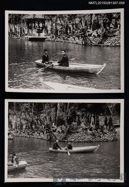 主要名稱：李一楠與李唐基於烏來湖上划船合照1-59的藏品圖