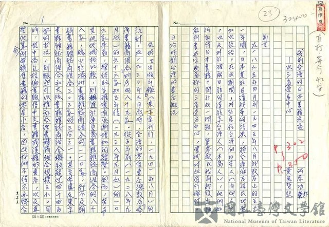 主要名稱：戰前台灣的日本書籍流通─以三省堂為中心的藏品圖