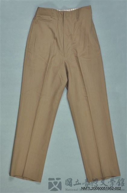 主要名稱：軍服長褲的藏品圖